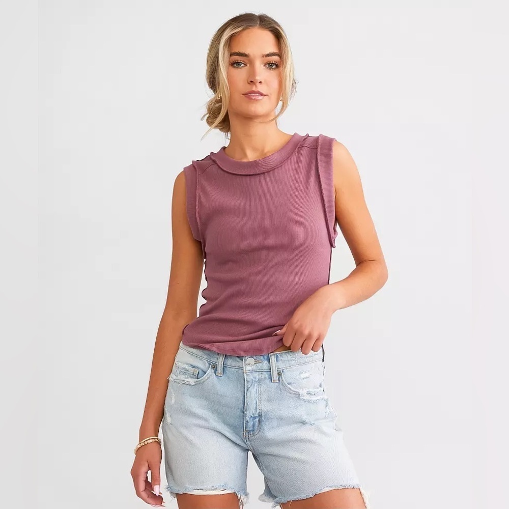 ❤️Free people Kate Ribbed Tank Top